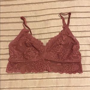 PINK lace, bralette